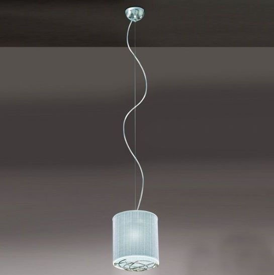 Подвесной светильник MM Lampadari Valenti с плафоном из ткани  - купить Подвесные светильники по цене 33720.0