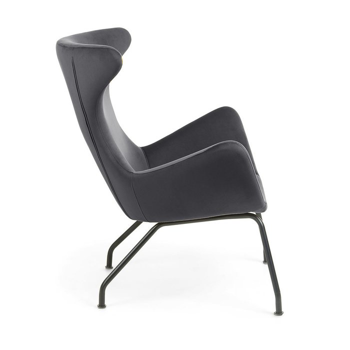 Кресло Vanda темно-серого цвета - купить Интерьерные кресла по цене 73990.0