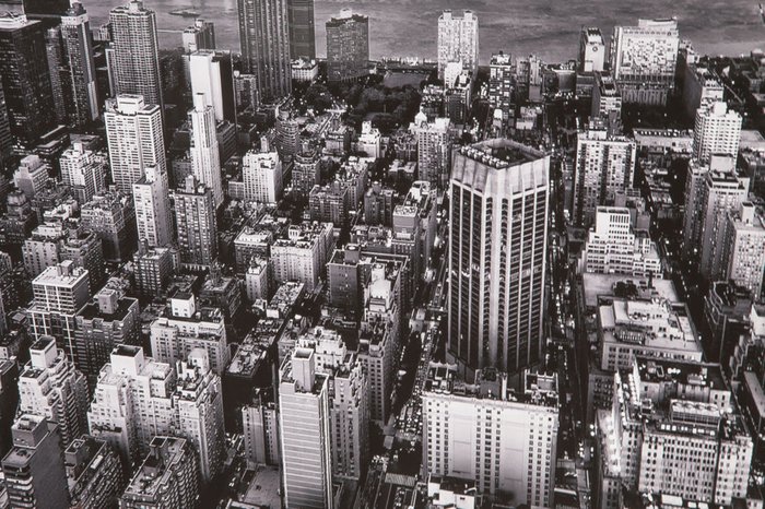 Постер с паспарту в раме "New York City from the Empire State Building" - купить Принты по цене 18619.0