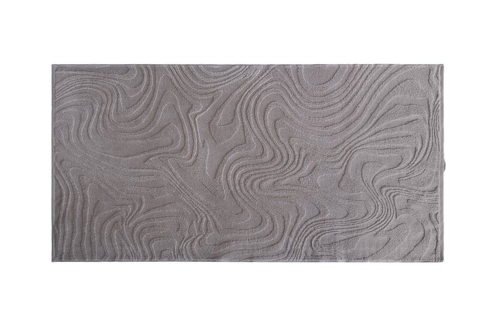 Полотенце Диана 70х140 бежево-серого цвета 