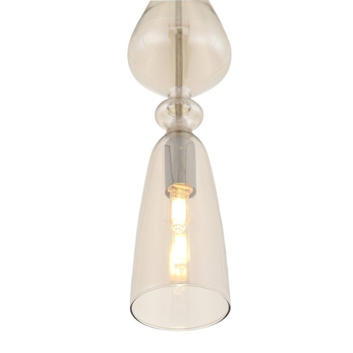 Подвесной светильник Brichere янтарного цвета - лучшие Подвесные светильники в INMYROOM