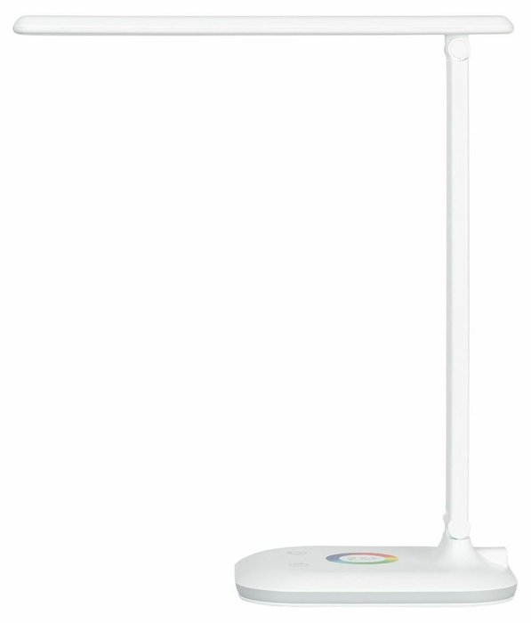 Настольная лампа NLED-502 Б0057194 (пластик, цвет белый) - купить Рабочие лампы по цене 2348.0