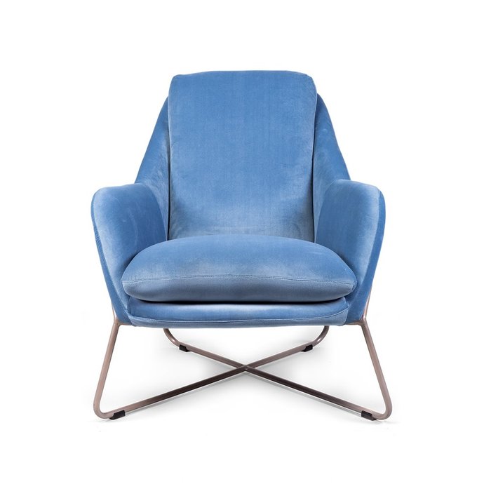Кресло Apalotta синего цвета - лучшие Интерьерные кресла в INMYROOM