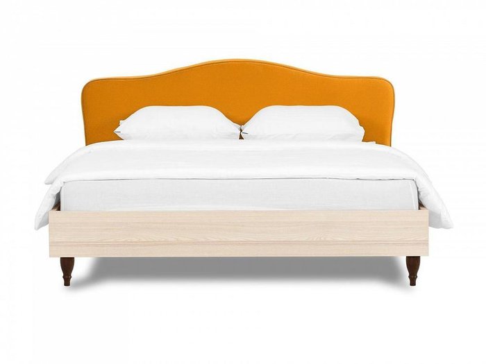 Кровать Queen II Elizabeth 160х200 с изголовьем желтого цвета - купить Кровати для спальни по цене 40425.0