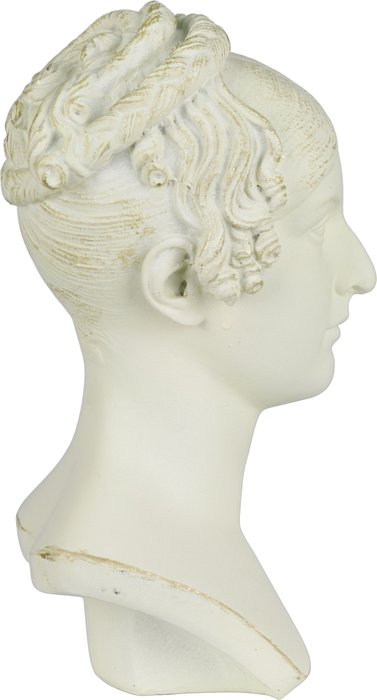 Фигурка Бюст девушки белого цвета - купить Фигуры и статуэтки по цене 1650.0