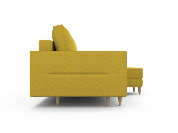 Угловой диван-кровать Вестор горчичного цвета - лучшие Угловые диваны в INMYROOM