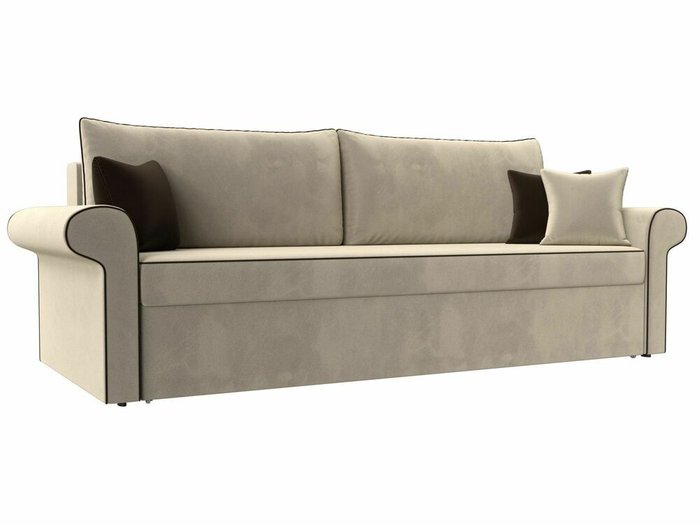 Прямой диван-кровать Милфорд бежевого цвета