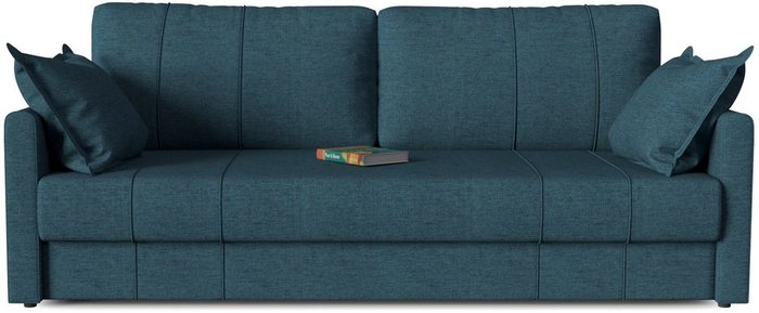 Диван-кровать прямой Римини tesla Denim синего цвета - купить Прямые диваны по цене 34655.0
