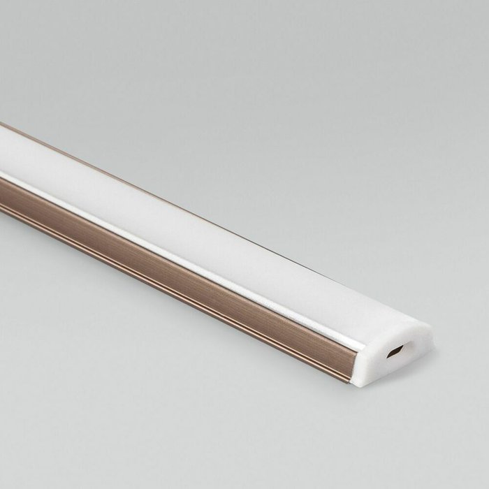 Гибкий алюминиевый профиль для светодиодной ленты бело-латунного цвета - купить Профили для светодиодных лент по цене 1250.0
