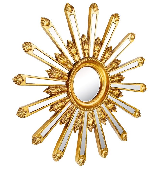 Настенное Зеркало-солнце Orion Gold  - купить Настенные зеркала по цене 20000.0