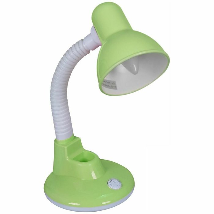 Настольная лампа 02329-0.7-01 GN (пластик, цвет зеленый) - купить Рабочие лампы по цене 1090.0