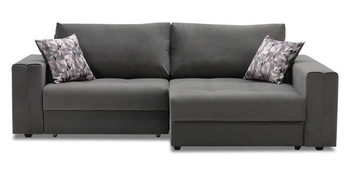 Угловой диван-кровать Джерси серого цвета - купить Угловые диваны по цене 30730.0