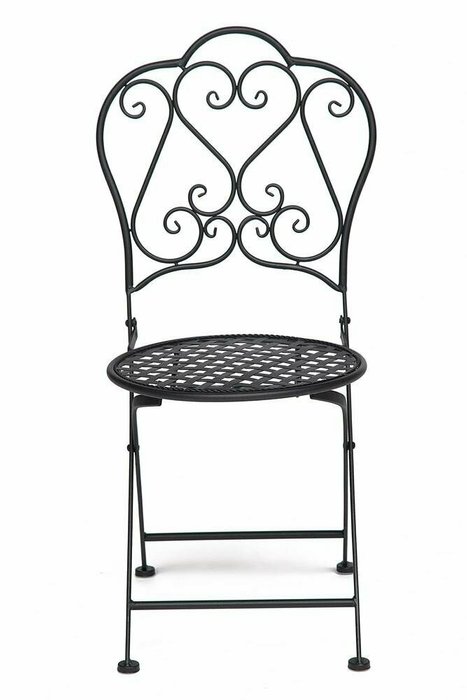 Набор из двух стульев Secret De Maison Love Chair черного цвета - лучшие Садовые стулья в INMYROOM Набор из двух стульев Secret De Maison Love Chair черного цвета - лучшие Садовые стулья в INMYROOM