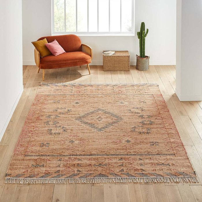Ковер С эффектом под старину Navaja 240x330 бежевого цвета - купить Ковры по цене 53905.0 Ковер С эффектом под старину Navaja 240x330 бежевого цвета - купить Ковры по цене 53905.0