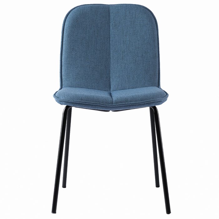 Набор из четырех стульев Adrian синего цвета - купить Обеденные стулья по цене 27000.0