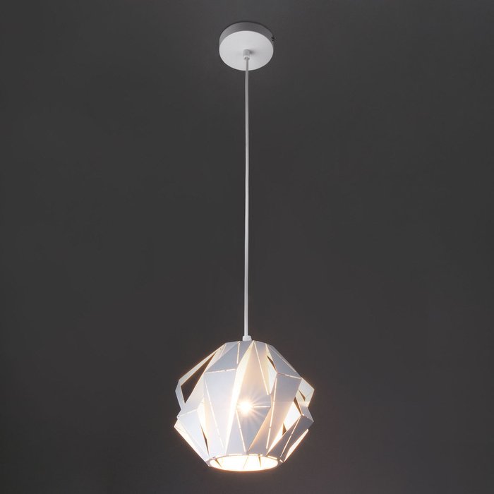 Дизайнерский подвесной светильник Moire белого цвета - купить Подвесные светильники по цене 7810.0