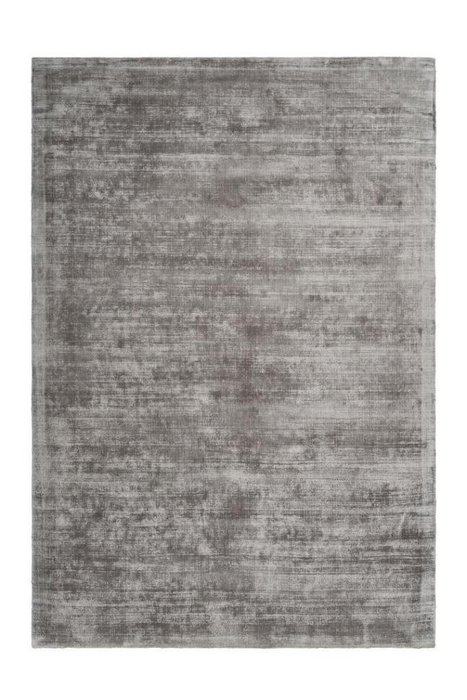Однотонный ковер Premium серого цвета 80х150