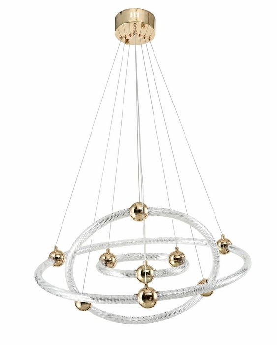 Подвесная люстра Auralia M золотого цвета - купить Подвесные люстры по цене 45828.0