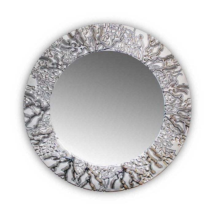 Настенное зеркало FASHION CORAL silver