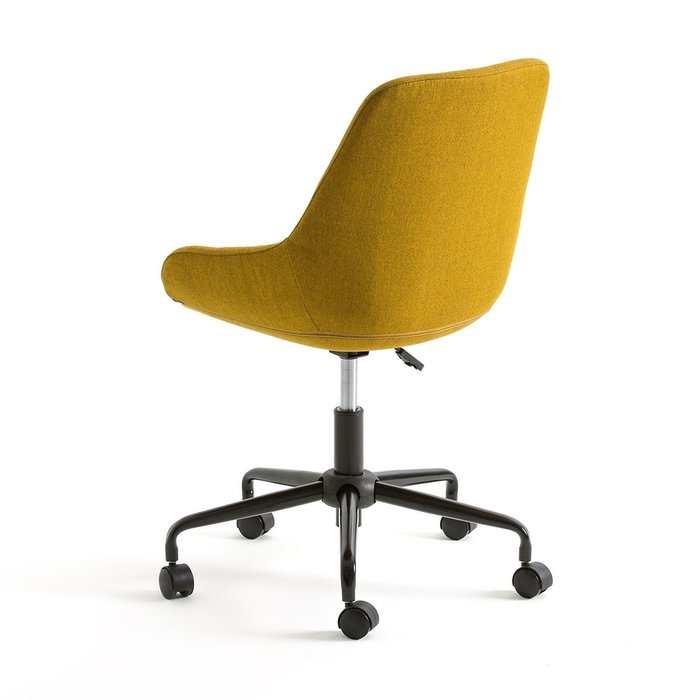 Кресло Офисное на роликах Asting желтого цвета - лучшие Офисные кресла в INMYROOM
