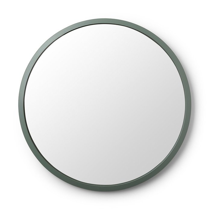 Зеркало настенное Umbrа hub светло-зелёное