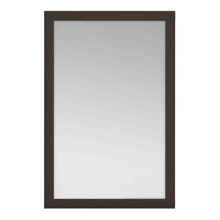 Зеркало настенное Орнета темно-коричневого цвета