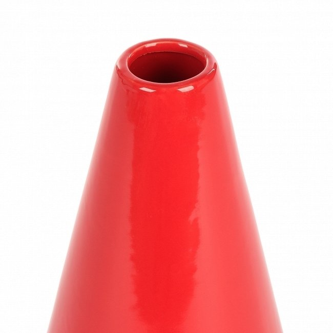 Ваза Cone красного цвета - купить Вазы  по цене 8240.0