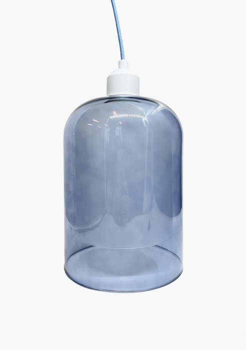 Подвесной светильник Capsule с серо-голубым плафоном - купить Подвесные светильники по цене 7180.0