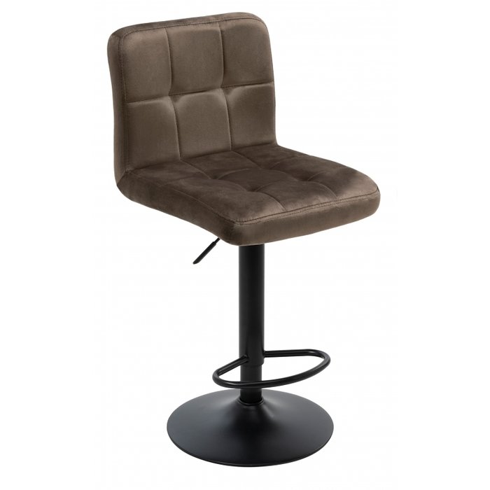 Барный стул Paskal черно-коричневого цвета