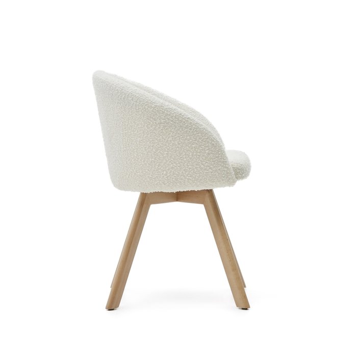 Стул вращающийся Marvin белого цвета - лучшие Обеденные стулья в INMYROOM