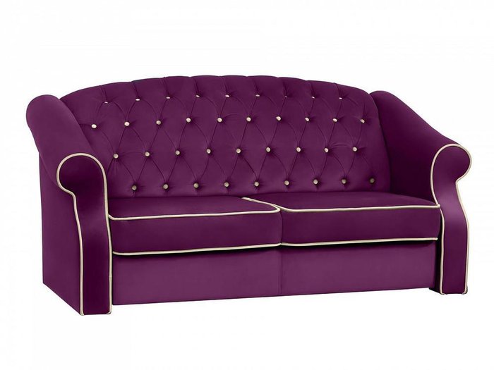 Диван-кровать Boston пурпурного цвета - купить Прямые диваны по цене 110600.0