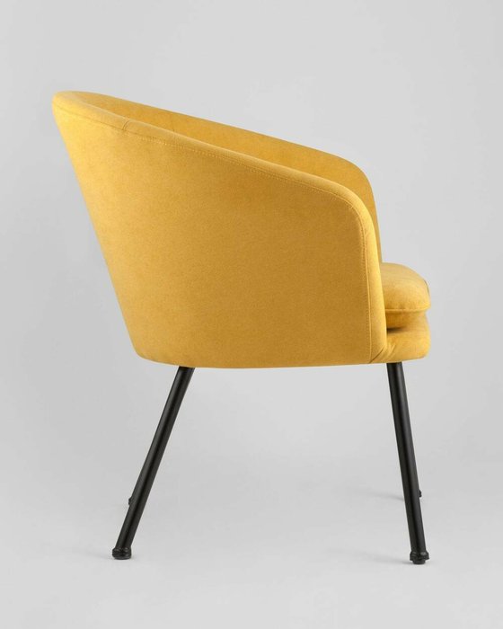 Кресло Декстер желтого цвета - лучшие Интерьерные кресла в INMYROOM