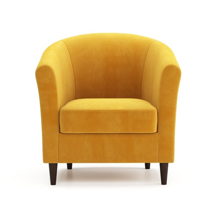 Кресло Maru горчичного цвета