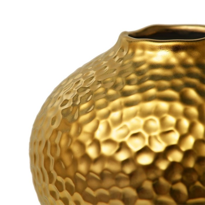 Декоративная ваза Этно золотого цвета - лучшие Вазы  в INMYROOM