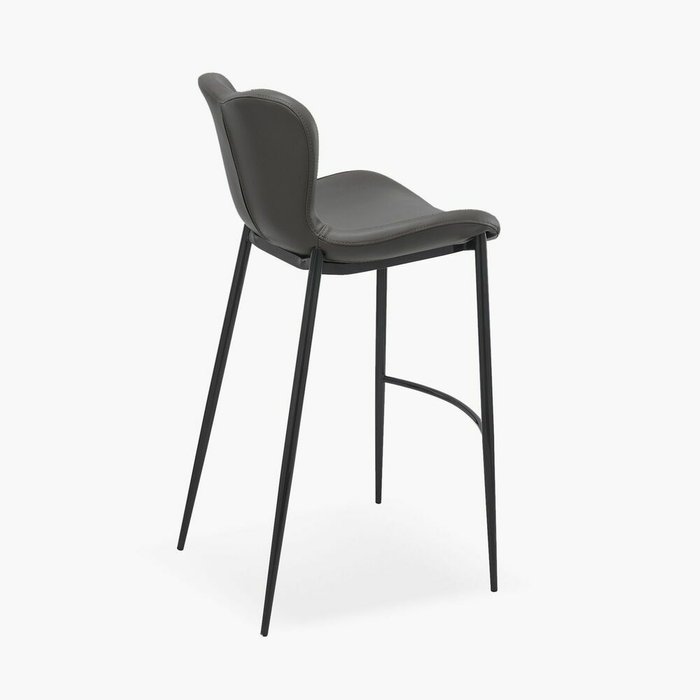 Полубарный стул Бергамо серого цвета - купить Барные стулья по цене 19900.0