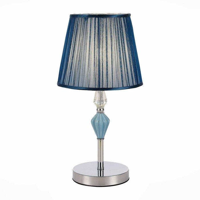 Прикроватная лампа Хром/Голубой E14 1*40W BALNEA
