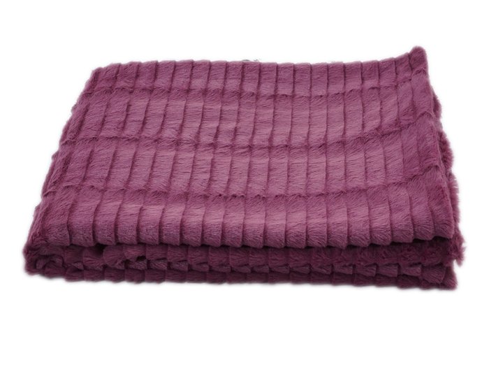 Плед Fluff фиолетового цвета 130х170 - лучшие Пледы в INMYROOM