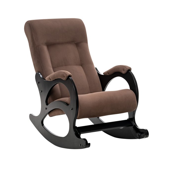 Кресло-качалка Модель 44 коричневого цвета - лучшие Интерьерные кресла в INMYROOM