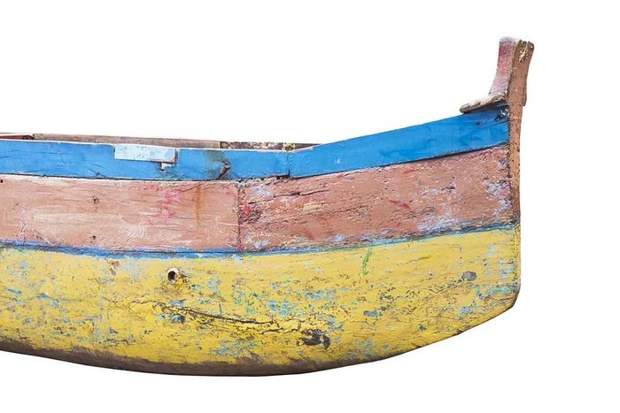 Целая лодка Pelangi из ствола дерева - лучшие Фигуры и статуэтки в INMYROOM