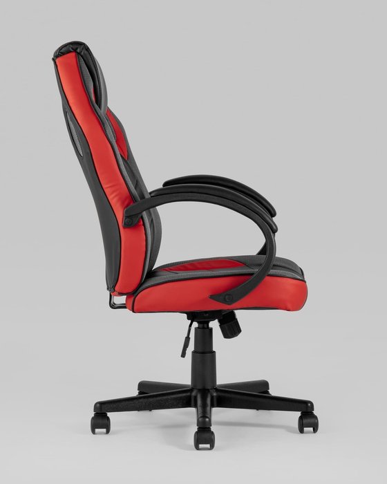 Кресло игровое Top Chairs Sprinter черно-красного цвета - лучшие Офисные кресла в INMYROOM
