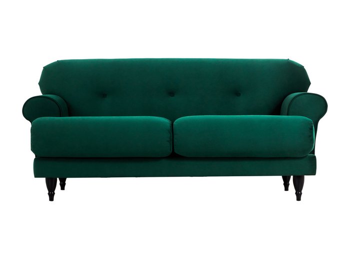 Двухместный диван Italia зеленого цвета
