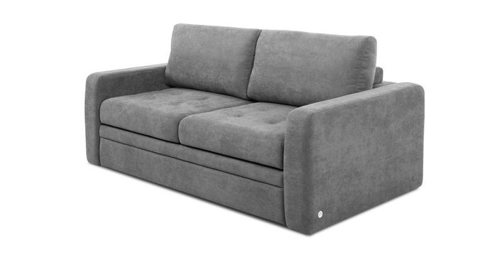 Прямой диван-кровать Бруно серого цвета  - купить Прямые диваны по цене 88566.0