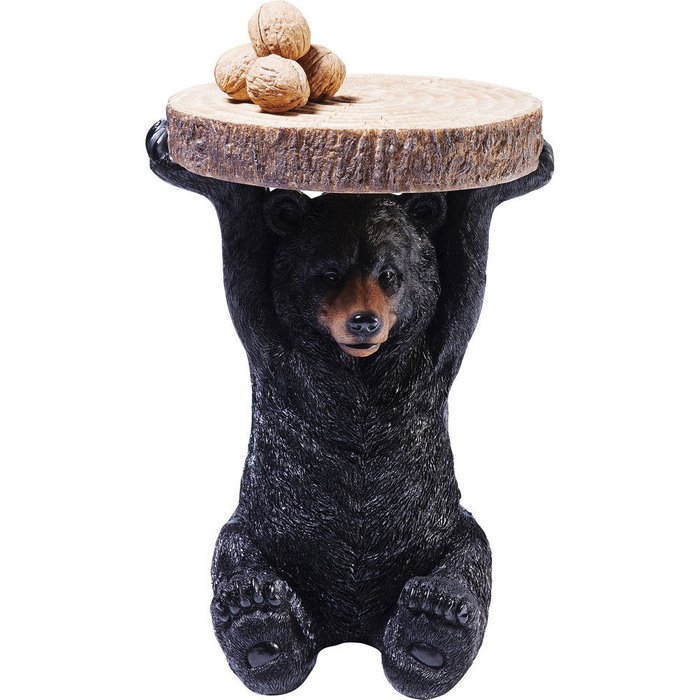 Столик приставной Bear черного цвета