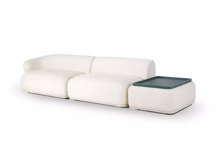 Модульный диван Fabro белого цвета - купить Прямые диваны по цене 264060.0