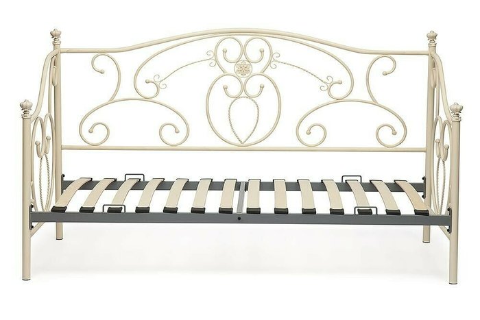 Кушетка-кровать Jane 90х200 белого цвета  - лучшие Одноярусные кроватки в INMYROOM