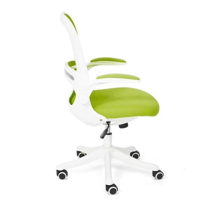 Кресло Happy бело-зеленого цвета  - купить Офисные кресла по цене 11560.0