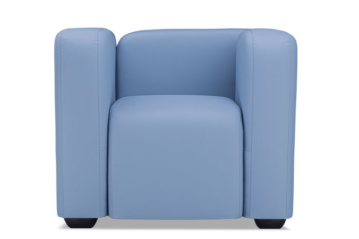 Кресло Квадрато стандарт голубого цвета - лучшие Интерьерные кресла в INMYROOM