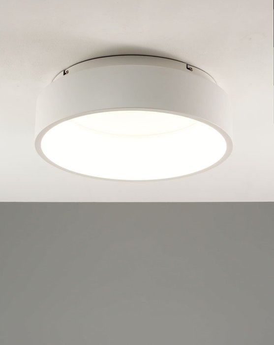 Светодиодный потолочный светильник Piero белого цвета - купить Потолочные светильники по цене 17490.0