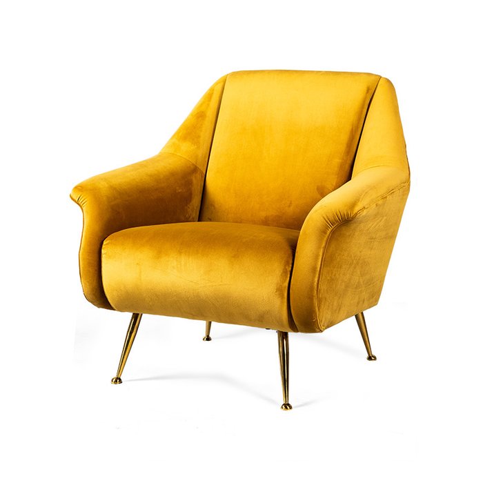 Кресло Caledonian желтого цвета