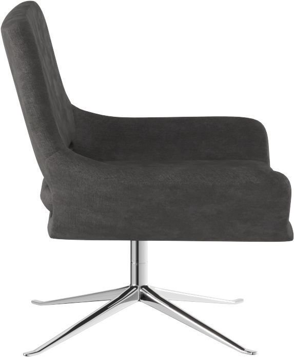 Кресло Корона furror black черного цвета - лучшие Интерьерные кресла в INMYROOM